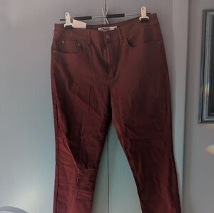 Mountain Khakis Women's Dark Red Skinny Jeans